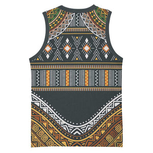 Afro Ethnic Native Pattern Basketball Jersey - African Pride