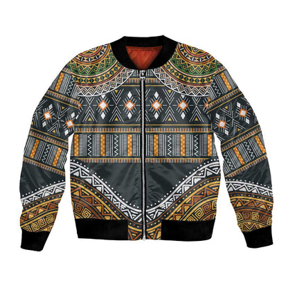 Afro Ethnic Native Pattern Bomber Jacket