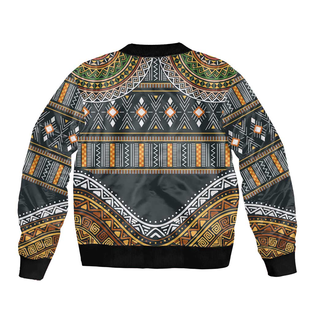 Afro Ethnic Native Pattern Bomber Jacket