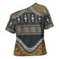 Africa Ethnic Native Pattern Cross Shoulder Shirt