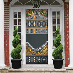 Africa Ethnic Native Pattern Door Cover