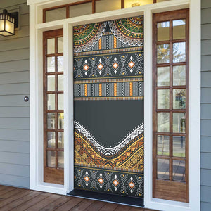 Africa Ethnic Native Pattern Door Cover