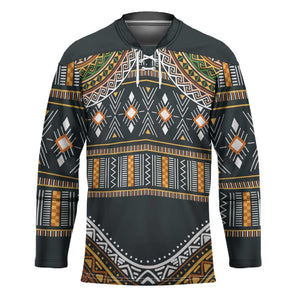 Africa Ethnic Native Pattern Hockey Jersey