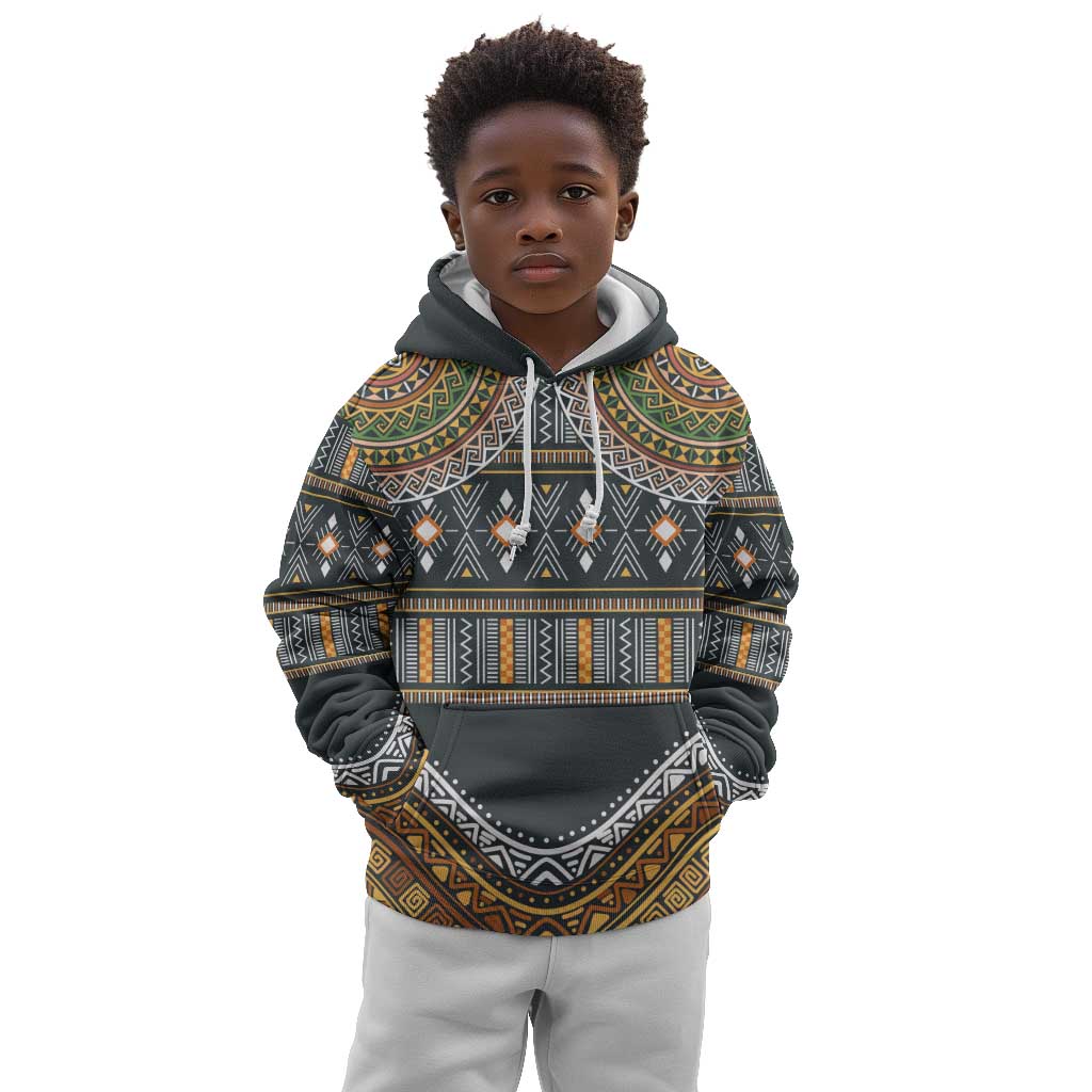 Afro Ethnic Native Pattern Kid Hoodie