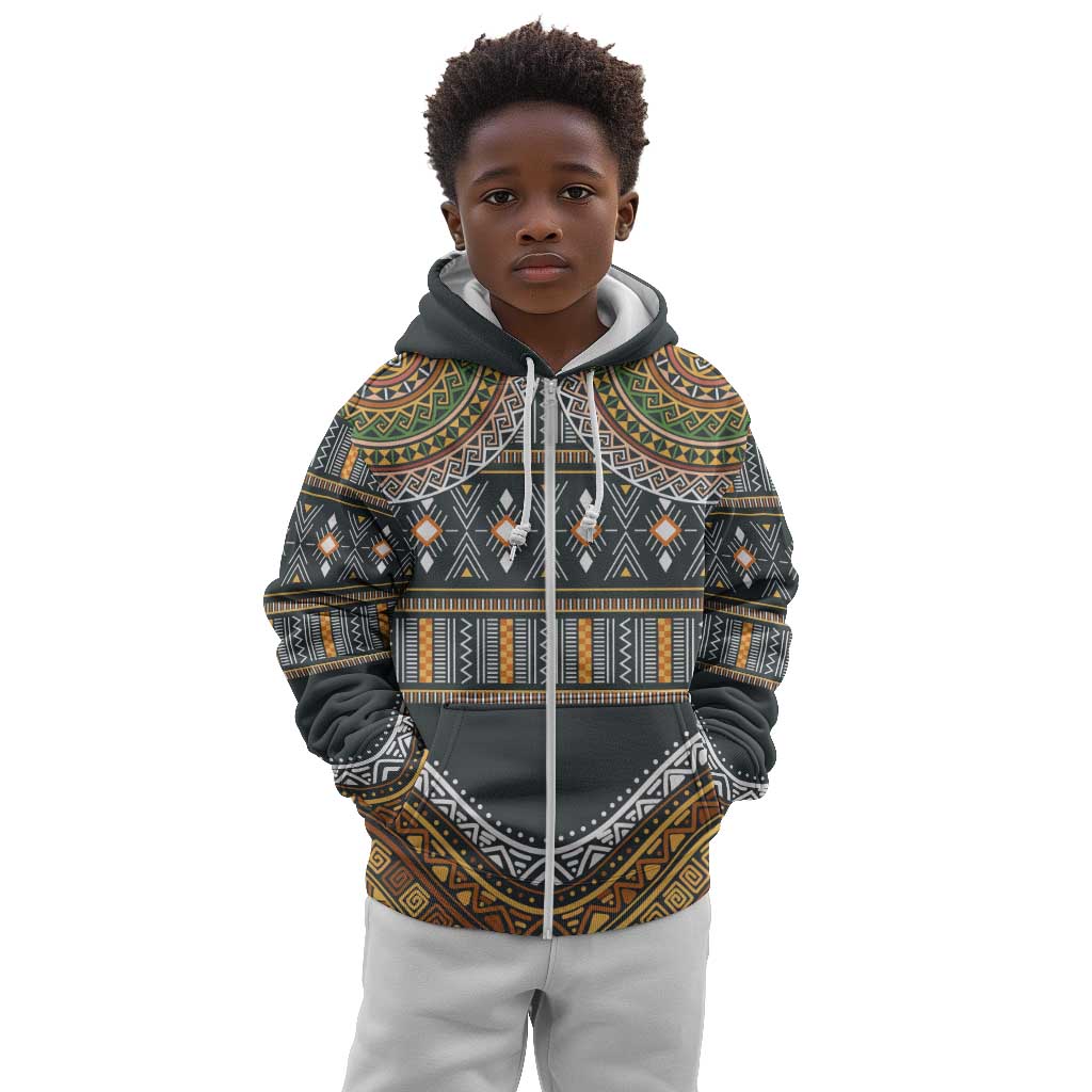 Afro Ethnic Native Pattern Kid Hoodie