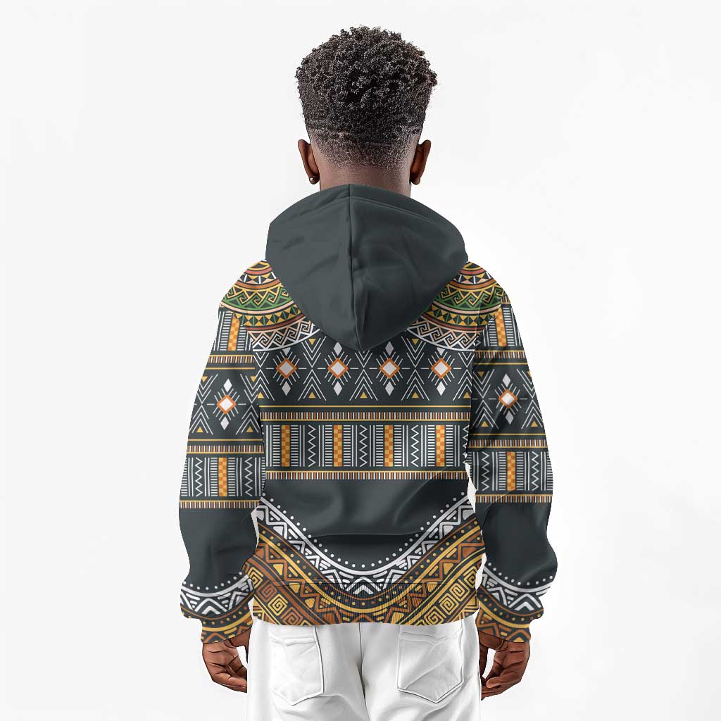 Afro Ethnic Native Pattern Kid Hoodie