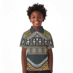 Afro Ethnic Native Pattern Kid Polo Shirt