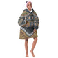 Afro Ethnic Native Pattern KId Wearable Blanket Hoodie