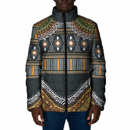 Africa Ethnic Native Pattern Padded Jacket