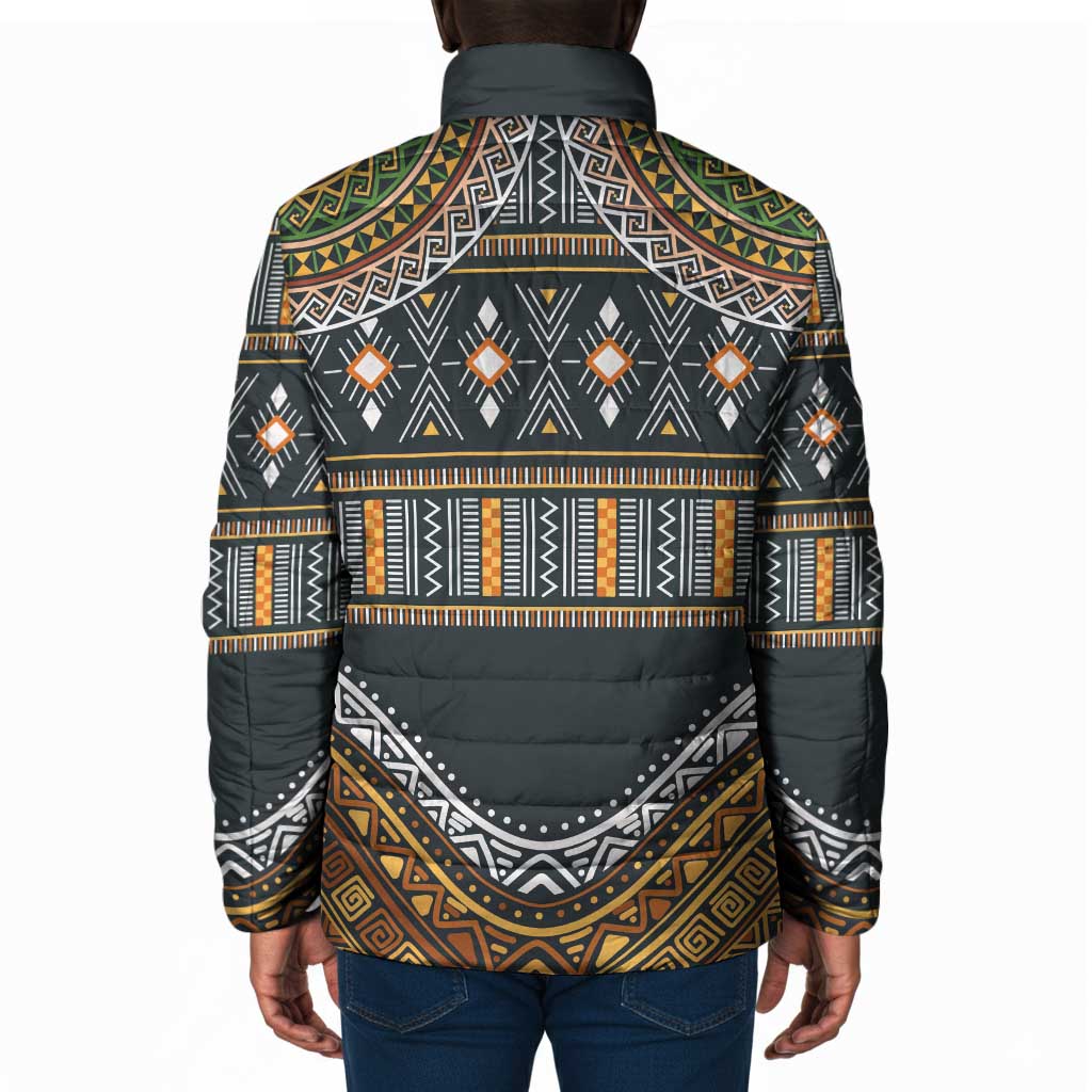 Africa Ethnic Native Pattern Padded Jacket