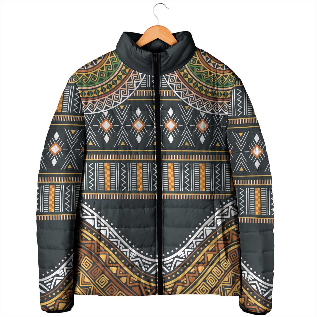 Africa Ethnic Native Pattern Padded Jacket