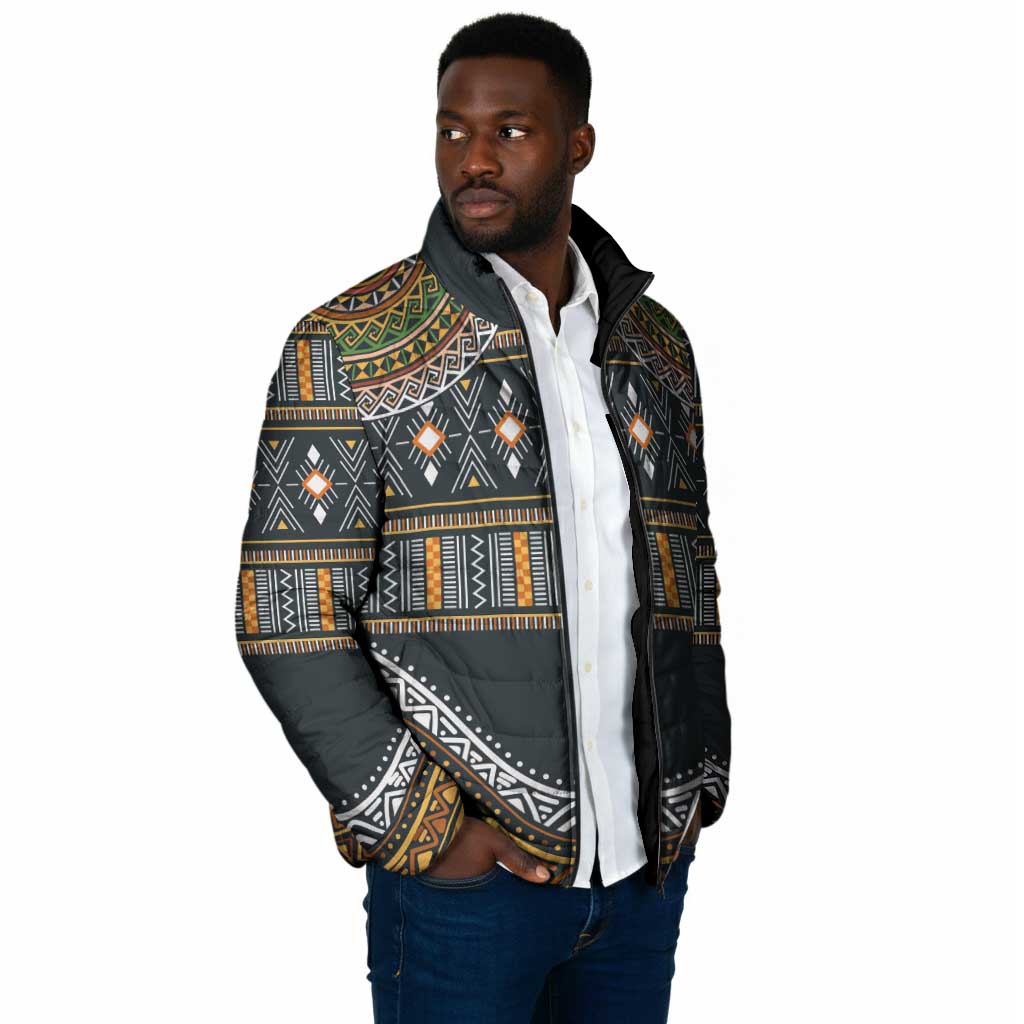Africa Ethnic Native Pattern Padded Jacket