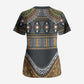 Africa Ethnic Native Pattern Scrub Top