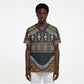 Africa Ethnic Native Pattern Scrub Top