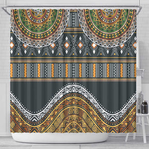Afro Ethnic Native Pattern Shower Curtain