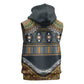 Afro Ethnic Native Pattern Sleeveless Hoodie - African Pride