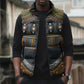 Africa Ethnic Native Pattern Sleeveless Puffer Jacket