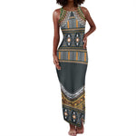 Afro Ethnic Native Pattern Tank Maxi Dress