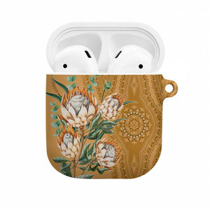 Africa King Proteas Dashiki Motif AirPods Case Gold Style