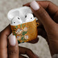 Africa King Proteas Dashiki Motif AirPods Case Gold Style