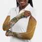 Africa King Proteas Dashiki Motif Arm Sleeves Gold Style