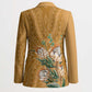 Africa King Proteas Dashiki Motif Blazer Gold Style