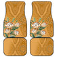 Afro King Proteas Dashiki Motif Car Mats Gold Style
