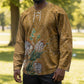 Africa King Proteas Dashiki Motif Hockey Jersey Gold Style