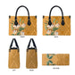 Africa King Proteas Dashiki Motif Leather Bag Gold Style