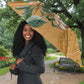 Africa King Proteas Dashiki Motif Umbrella Gold Style