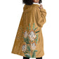 Afro King Proteas Dashiki Motif Wearable Blanket Hoodie Gold Style
