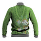 Afro King Proteas Dashiki Motif Baseball Jacket Green Style LT9