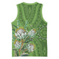 Afro King Proteas Dashiki Motif Basketball Jersey Green Style - African Pride