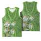 Afro King Proteas Dashiki Motif Basketball Jersey Green Style - African Pride