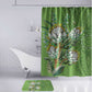 Africa King Proteas Dashiki Motif Bathroom Set Green Style