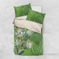Afro King Proteas Dashiki Motif Bedding Set Green Style