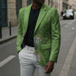 Africa King Proteas Dashiki Motif Blazer Green Style