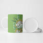Africa King Proteas Dashiki Motif Ceramic Mug Green Style