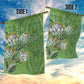 Afro King Proteas Dashiki Motif Garden Flag Green Style