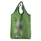 Afro King Proteas Dashiki Motif Grocery Bag Green Style