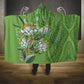 Afro King Proteas Dashiki Motif Hooded Blanket Green Style