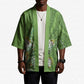 Africa King Proteas Dashiki Motif Kimono Green Style