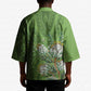 Africa King Proteas Dashiki Motif Kimono Green Style