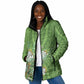 Africa King Proteas Dashiki Motif Padded Jacket Green Style
