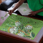 Africa King Proteas Dashiki Motif Puzzle Green Style
