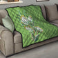 Afro King Proteas Dashiki Motif Quilt Green Style