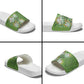 Africa King Proteas Dashiki Motif Slide Sandals Green Style