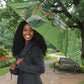 Africa King Proteas Dashiki Motif Umbrella Green Style