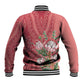 Afro King Proteas Dashiki Motif Baseball Jacket Peach Style LT9