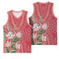 Afro King Proteas Dashiki Motif Basketball Jersey Peach Style - African Pride